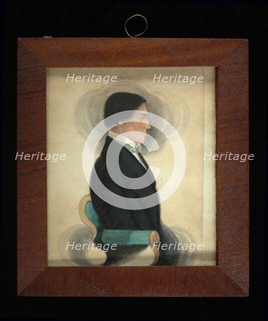 Portrait of a Gentleman, ca. 1850. Creator: James Sanford Ellsworth.