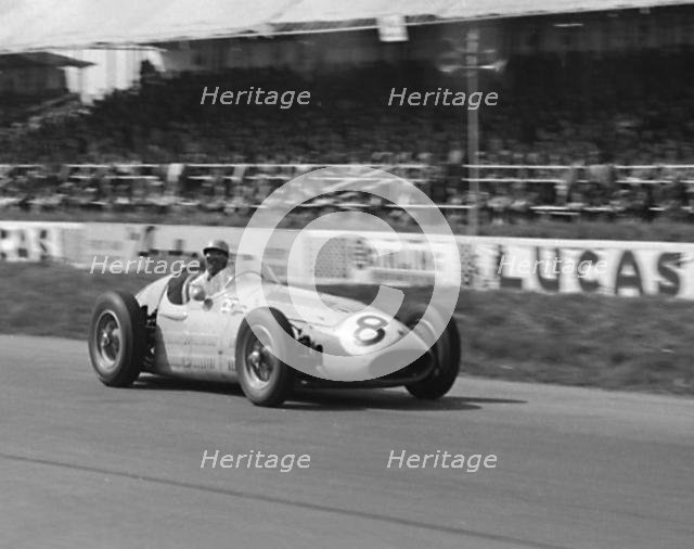 Maserati 250F, Prince Bira 1955 International Trophy race. Creator: Unknown.