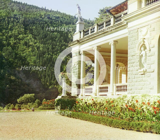 Corner of the Likanskii palace, between 1905 and 1915. Creator: Sergey Mikhaylovich Prokudin-Gorsky.