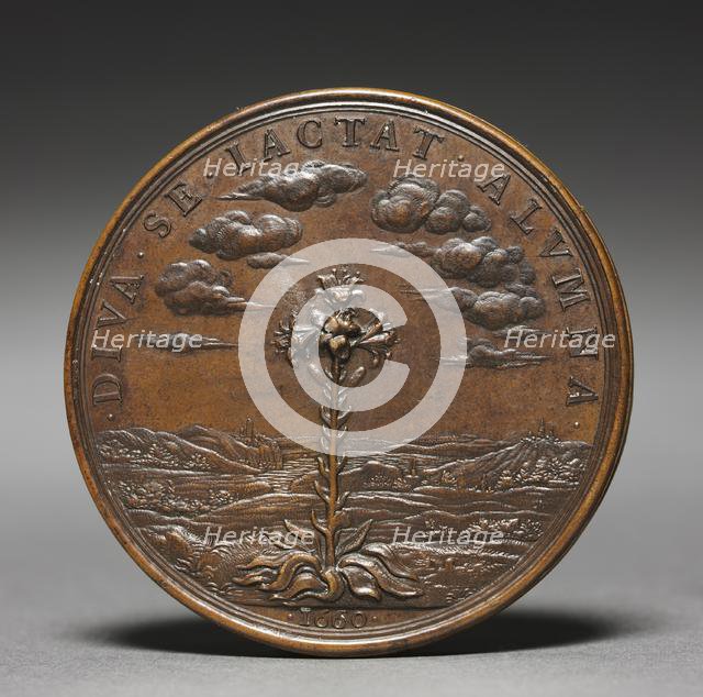 Medal of Anne of Austria (reverse), 1660. Creator: Jean Warin (French, 1604-1672).