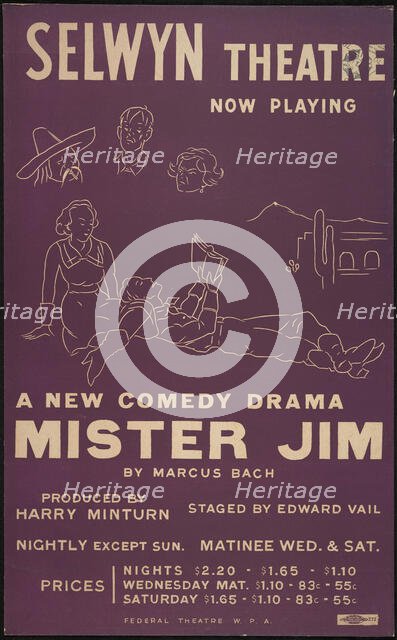 Mister Jim, Chicago, 1938. Creator: Unknown.