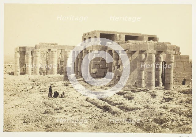 The Rameseum, 1858/62. Creator: Francis Frith.