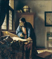 The Geographer. Artist: Vermeer, Jan (Johannes) (1632-1675)