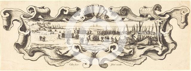The Landing of the Troops, probably 1628/1631. Creator: Jacques Callot.