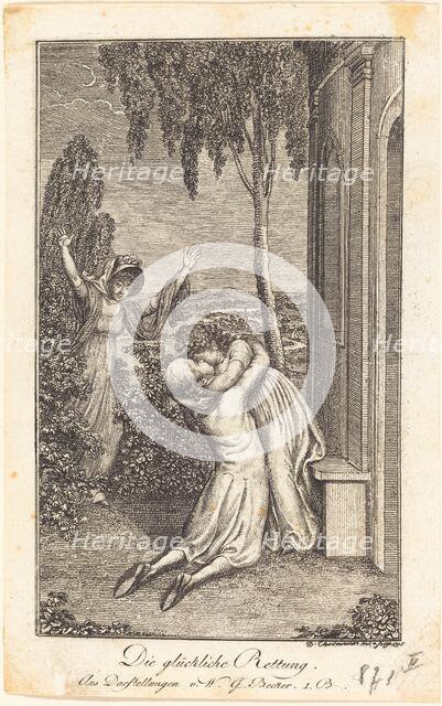 The Fortunate Rescue, 1791. Creator: Daniel Nikolaus Chodowiecki.