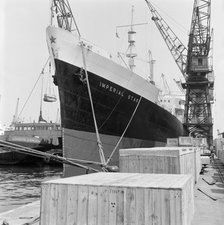'Imperial Star' moored at the London Docks, July 1965. Artist: John Gay