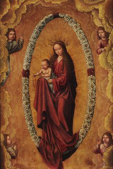 The Virgin of the Rosary. Creator: Massys, Quentin  .