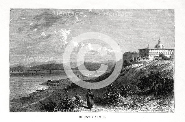 Mount Carmel, Israel, 19th century.Artist: J Quartley