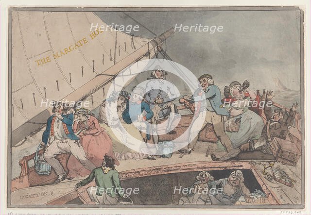 The Margate Hoy, August 19, 1789. Creator: Charles Catton the Younger.