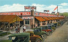Mexicali Beer Hall, The Longest Bar in the World, c1939. Artist: Unknown.