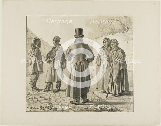 Scenes from Russian Folk Life, n.d. Creator:  Ignatii Stepanovich Shchedrovski.