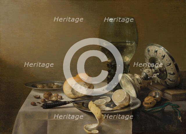 Still Life with Tazza, 1636. Creator: Pieter Claesz.