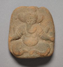Votive Tablet with Ganesha, Lord of Obstacles, c.18th century. Creator: Unknown.