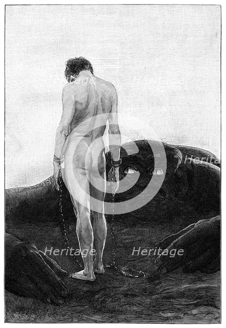 'The Helplessness of Man Against Destiny', 1899.Artist: JF Weber