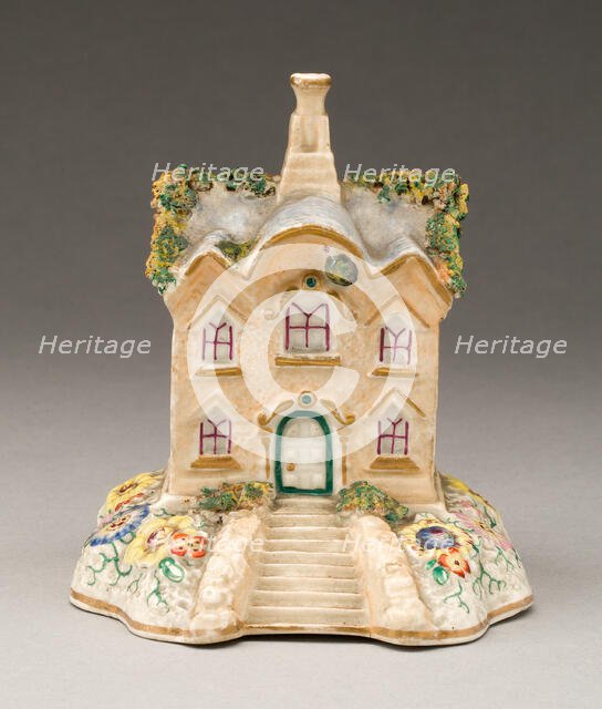 Incense Burner, Staffordshire, c. 1830. Creator: Staffordshire Potteries.