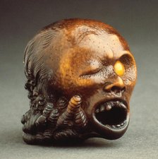 Decapitated Woman's Head, 19th century. Creator: Unknown.