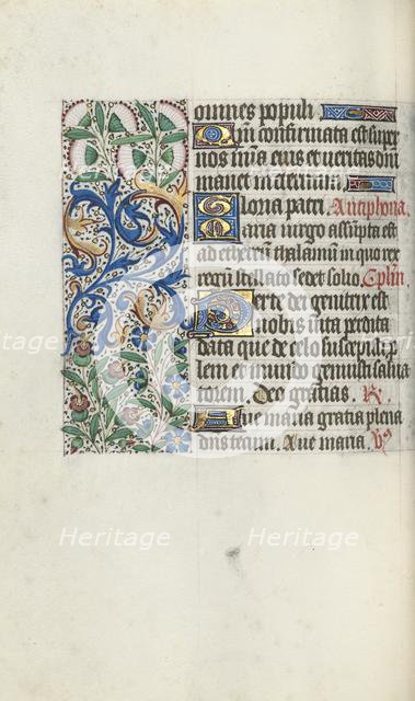 Book of Hours (Use of Rouen): fol. 60v, c. 1470. Creator: Master of the Geneva Latini (French, active Rouen, 1460-80).