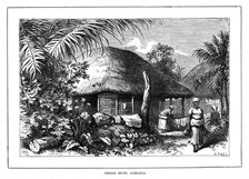 'Negro Huts, Jamaica', 19th century. Artist: Unknown