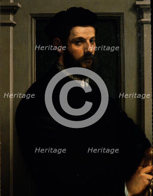 Self-portrait, c1540-1545. Creator: Salviati (Rossi); Francesco (1510-1563).