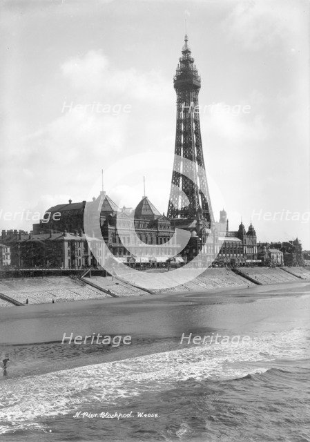 Blackpool Tower, Blackpool, Lancashire, 1894-1910. Artist: Unknown