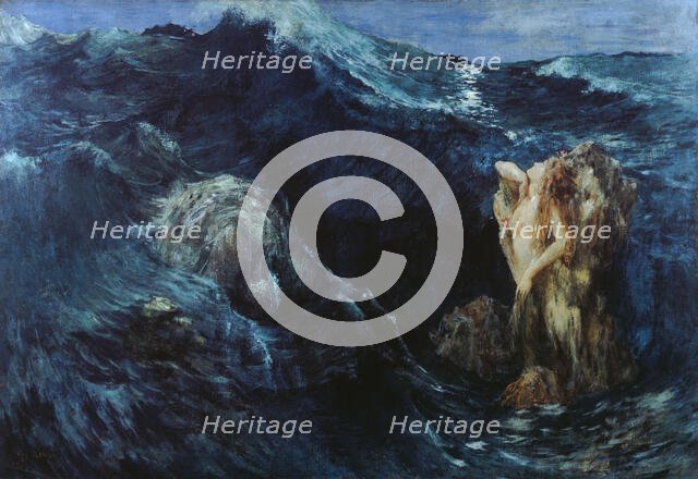 Charybdis and Scylla, 1894. Creator: Ernest Cornelis Ary Renan.