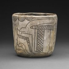 Cup with Profile Head of the Maize God, 800/400 B.C. Creator: Unknown.