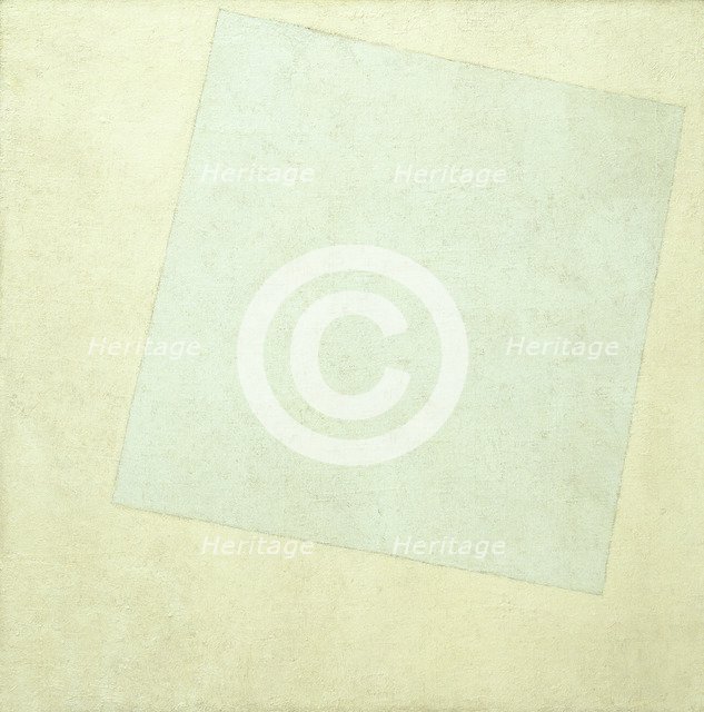 Suprematist Composition. White on White, 1918. Artist: Malevich, Kasimir Severinovich (1878-1935)