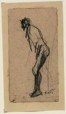 Standing Figure, 1848/52. Creator: Jean Francois Millet.