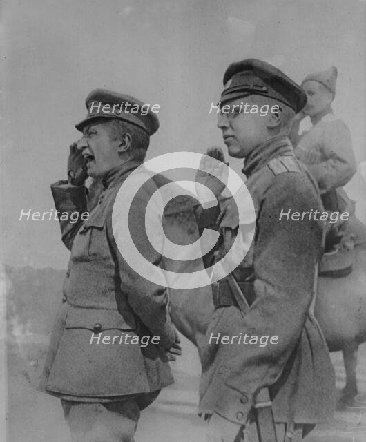 Kerensky exhorting a regiment, between c1915 and c1920. Creator: Bain News Service.