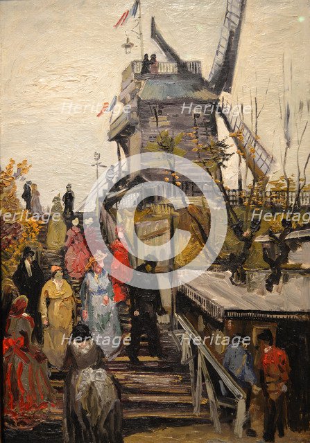 Le Moulin de Blute-Fin. Artist: Gogh, Vincent, van (1853-1890)