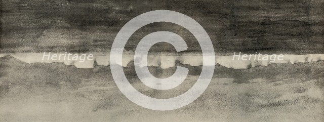 'New Coast-Line West of Cape North', c1908, (1909).  Artist: George Marston.