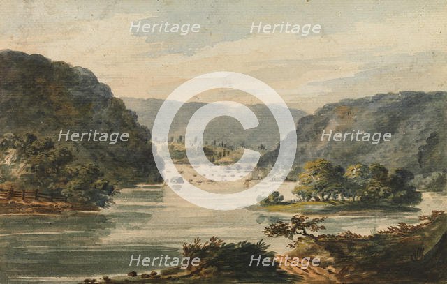 A View of the Potomac at Harpers Ferry, 1811-ca. 1813. Creator: Pavel Petrovic Svin'in.