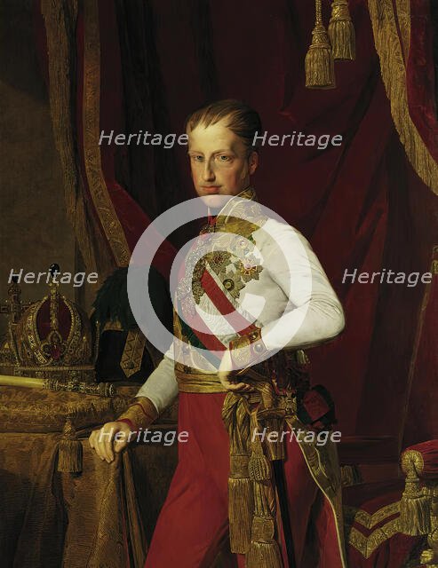 Emperor Ferdinand I of Austria, 1839. Creator: Ferdinand Georg Waldmuller.