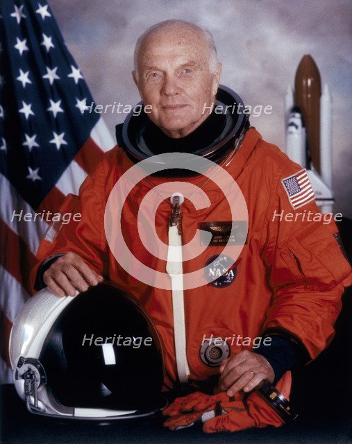 John H Glenn, American astronaut, May 1998. Artist: Unknown