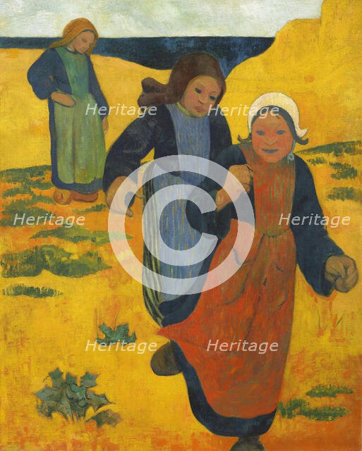 Filles aux grands sables, 1891. Creator: Sérusier, Paul (1864-1927).