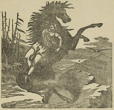 Maude Forrester as Mazeppa at Astley's Theatre, 1882.  Creator: Unknown.