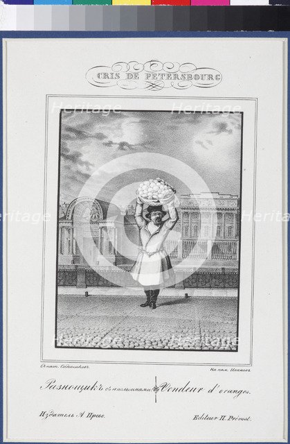 The orange seller, 1830-1831.