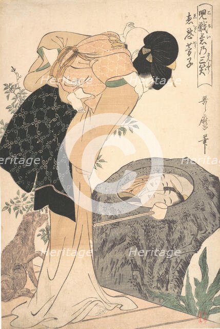 Mother and Child, ca. 1800. Creator: Kitagawa Utamaro.
