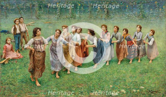 La Coda del Diavolo, End of 1880s. Creator: Zonaro, Fausto (1854-1929).