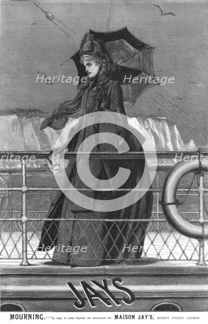 ''Maison Jay's mourning outfitters',1888. Creator: Unknown.