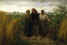 Returning from the Fields, 1871. Creator: Jules Breton.