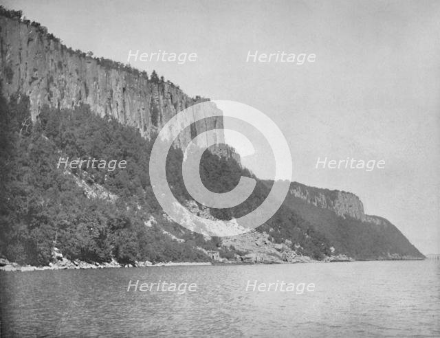 'Northern End of Palisades, Hudson River', c1897. Creator: Unknown.