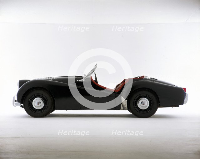 A 1954 Triumph TR2. Artist: Unknown