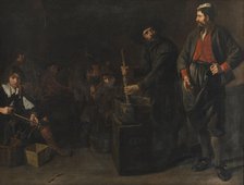 A Glass and Coral Factory, Mid of 17th century. Creator: Van Loo, Jacob (1614-1670).