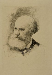 Portrait of the composer Charles Gounod (1818-1893).