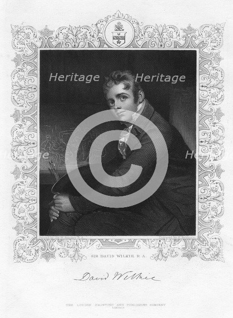 Sir David Wilkie (1785-1841), Scottish painter, 19th century.Artist: Henry Robinson