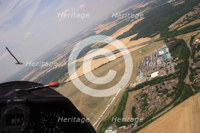 Gliding, English landscape.