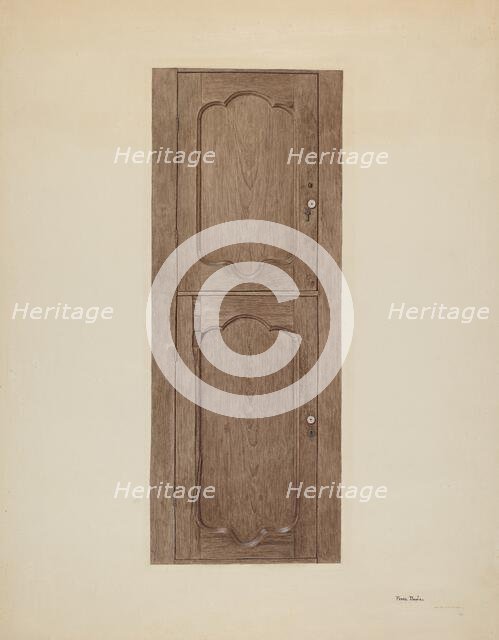 Three-cornered Safe, c. 1939. Creator: Pearl Davis.