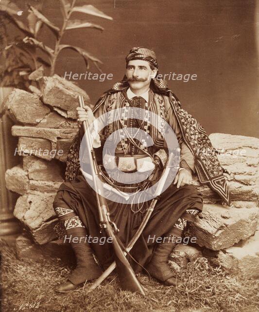 A Dragoman, 19th century. Creator: Maison Bonfils.