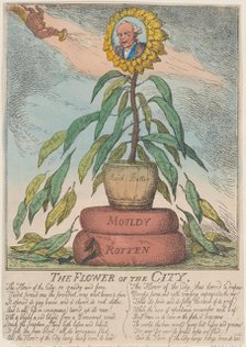 The Flower of the City, April 10, 1809., April 10, 1809. Creator: Thomas Rowlandson.